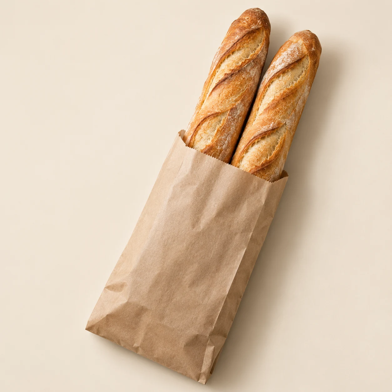 French-style baguette pair
